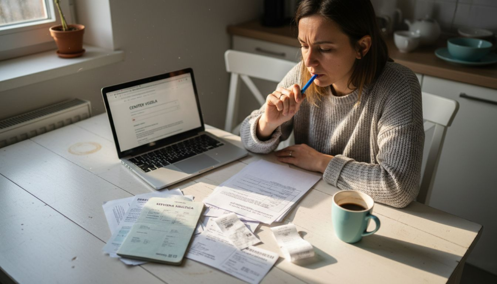 Lastnik temeljito očisti rabljeni avto, preden ga proda.